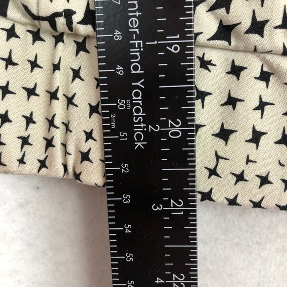 CAbi Women's Size Small #931 Coupe Black White Print Short Sleeve Bomber Jacket - Picture 7 of 12